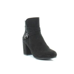 Madden Girl Black Rightton Ankle Booties Sz 8M